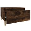 vidaXL Mesas de apoio 2 pcs 50x46x35 cm deriv. madeira carvalho fumado