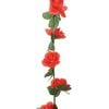 vidaXL Grinaldas de flores 6 pcs 250 cm vermelho