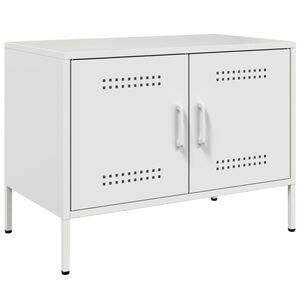 vidaXL M&oacute;vel de TV 68x39x50,5 cm a&ccedil;o branco