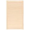 vidaXL Porta de arm&aacute;rio com design de persiana pinho maci&ccedil;o