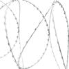 vidaXL Rolo de arame farpado BTO-22 Concertina aço galvanizado 60 m