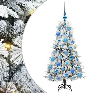 vidaXL &Aacute;rvore de Natal Articulada Artificial Branco 120 cm PE e PVC