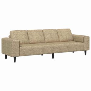 vidaXL Sof&aacute; de Sala de Estar Cinzento-claro 250 x 77 x 76 cm
