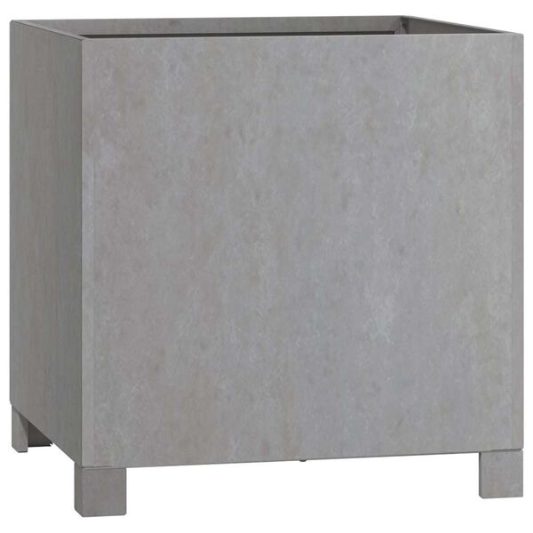 vidaXL Vasos/floreira c/ pernas 2pcs 40x40x40cm a&ccedil;o corten enferrujado