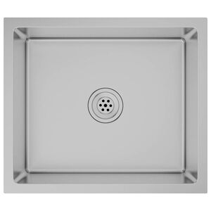 vidaXL Lava-lou&ccedil;a de cozinha artesanal a&ccedil;o inoxid&aacute;vel