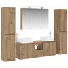 vidaXL Conjunto de M&oacute;veis para Banheiro 6 pcs Carvalho Arttisan