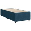 vidaXL Cama boxspring com colch&atilde;o 90x200 cm veludo azul