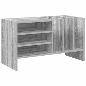 vidaXL Arm&aacute;rio para discos de vinil Cinza Sonoma 78,5 x 35 x 45 cm