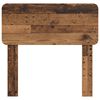 vidaXL Cabeceira com cabeceira Madeira Antiga 75 cm Madeira processada