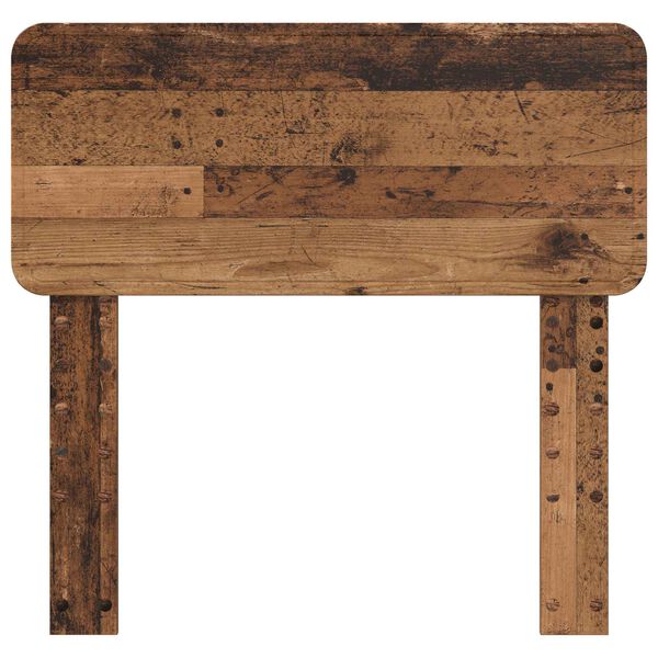 vidaXL Cabeceira com cabeceira Madeira Antiga 75 cm Madeira processada