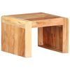 vidaXL Mesa de apoio 43x40x30 cm madeira de ac&aacute;cia maci&ccedil;a