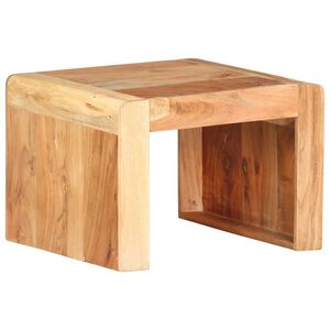 vidaXL Mesa de apoio 43x40x30 cm madeira de ac&aacute;cia maci&ccedil;a
