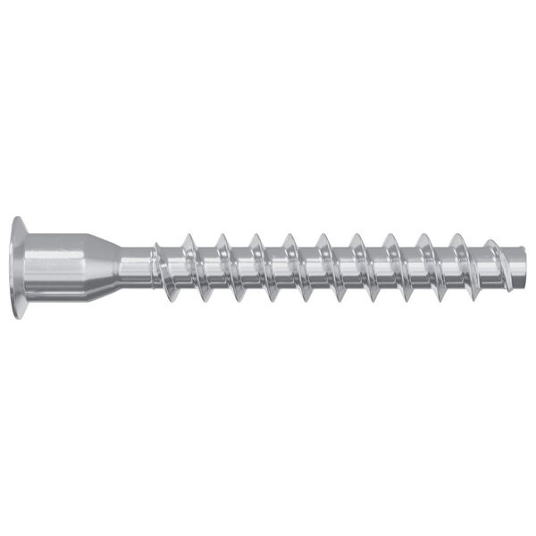 vidaXL Parafusos Confirmat 2500 pcs Prateado Metal