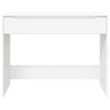 vidaXL Mesa com gaveta Branco 100 x 50 x 78 cm Madeira engenheirada