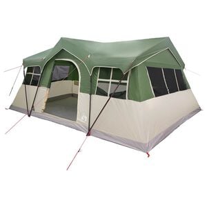vidaXL Barraca Familiar 487 x 340 x 216 cm Verde Poli&eacute;ster e A&ccedil;o