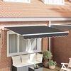 vidaXL Toldo Retr&aacute;til Manual Antracite 250 x 200 cm tecido