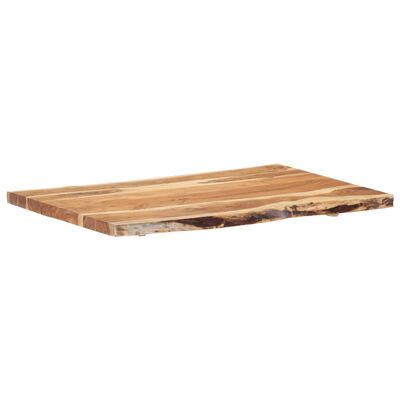vidaXL Tampo de mesa 100x(50-60)x3,8 cm madeira de acácia maciça