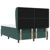 vidaXL Cama Box com colch&atilde;o Verde Escuro 200 x 140 cm Veludo