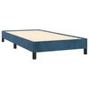 vidaXL Cama com molas/colch&atilde;o 90x200 cm veludo azul-escuro