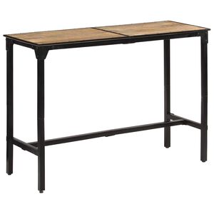 vidaXL Mesa de bar 150x55x107 cm madeira de mangueira &aacute;spera maci&ccedil;a