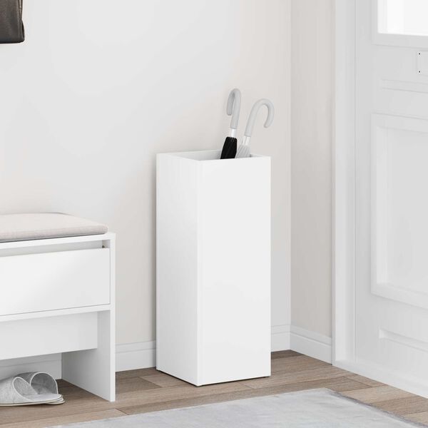 vidaXL Suporte de Guarda-Sol Branco 25 x 24,5 x 64 cm