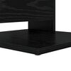vidaXL Mesa Lateral Carvalho Preto 40 x 35 x 60,5 cm