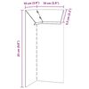 vidaXL Cerca de Caracol 4 pcs Prateado 10 x 10 x 25 cm A&ccedil;o Galvanizado