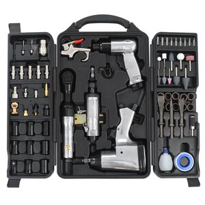 vidaXL Kit de ferramentas pneum&aacute;ticas 70 pcs