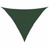 vidaXL Para-sol estilo vela 160 g/m&sup2; 2,5x2,5x3,5 m PEAD verde-escuro