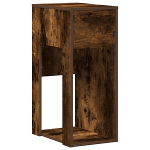 vidaXL Suporte torre computador com gaveta 30x44x74 cm carvalho fumado