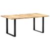 vidaXL Mesa de jantar 180x90x76 cm madeira de mangueira maci&ccedil;a