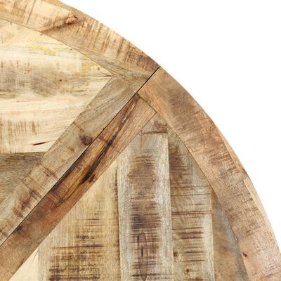 vidaXL Mesa de jantar redonda 150x76 cm madeira de mangueira maciça