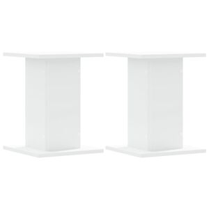 vidaXL Suportes p/ plantas 2 pcs 30x30x40 cm derivados madeira branco