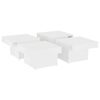 vidaXL Mesa de centro 90x90x28 cm derivados de madeira branco