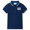 Polo para crian&ccedil;a azul-marinho 128