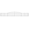 vidaXL Cestos gabião arqueados 5 pcs 400x50x40/60 cm ferro galvanizado