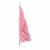 vidaXL &Aacute;rvore de Natal Artificial Pr&eacute;-iluminada Rosa 210 cm PVC