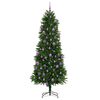vidaXL &Aacute;rvore de Natal com 300 LEDs com suporte Verde 240 cm PE
