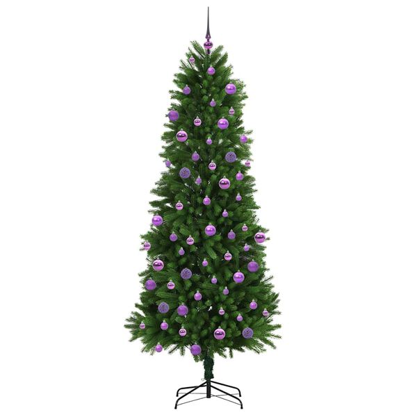 vidaXL &Aacute;rvore de Natal com 300 LEDs com suporte Verde 240 cm PE