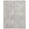 vidaXL Aparador 60x30x75 cm contraplacado cinzento cimento
