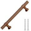 vidaXL Puxadores para m&oacute;veis 10 pcs 96 mm a&ccedil;o inoxid&aacute;vel bronze