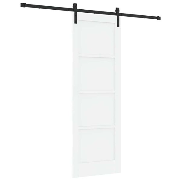vidaXL Porta Deslizante Branco 73,5 x 211 cm