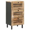 vidaXL Gabinetes de Armazenamento Natural 40 x 33 x 75 cm