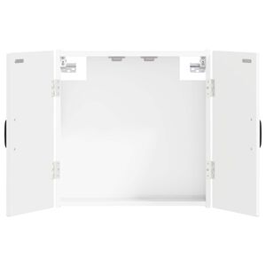 vidaXL Arm&aacute;rio para Dartboard UTRECHT Branco Brilhante
