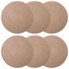 vidaXL Sousplat de Juta 6 pcs Natural &Oslash; 30 cm 100% Juta Tossa