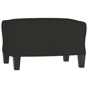 vidaXL Apoio de p&eacute;s 60x50x41 cm tecido preto