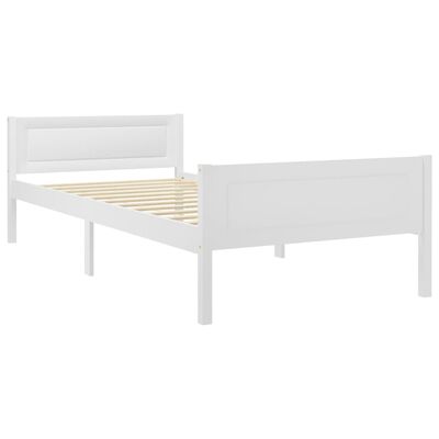 vidaXL Estrutura de cama em pinho maciço 90x200 cm