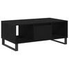 vidaXL Mesa de centro Carvalho Preto 90 x 50 x 36,5 cm