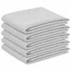 vidaXL Toalha de Mesa 5 unid. Retangular Branco 110 x 180 cm