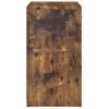 vidaXL Banco sapateira 94,5x31x57 cm contraplacado carvalho fumado